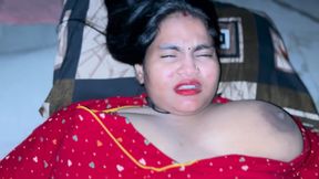 My Hot Indian Wife in Red Saree Seduced Me for Full Night Wild Ride
