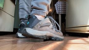 Wrecked sneakers!