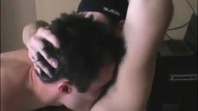 Armpit and Foot Worship by a Horny Gay Amateur