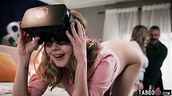 Stepdaughter VR Fantasy - 18YO gets her stepdad's cock