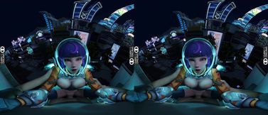Space Girl Juno Riding & Cumming Hard on Your Cock