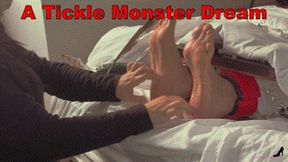 A Tickle Monster Dream - Jenna MindFucks Antickl into a Helpless Tickling Slave With Male Foot Tickling Bondage MOBILE