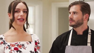 April Olsen gets bonked in 3some by her two neighbors