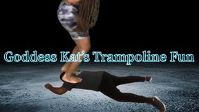 Goddess Kat’s trampoline fun