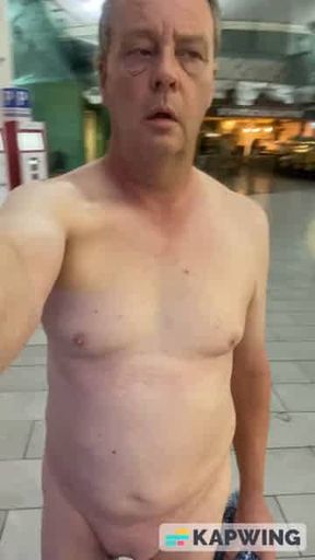 Sissy Jenny Mitchell made to walk through the motorway services wearing just her chastity cage. WhatsApp +447943238451