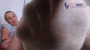 Lick my dirty sneakers, then smell my stinky socks (dirty soles, sock sniffing, foot POV)