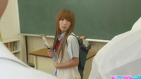 Seductive bimbo Sana Anzyu gets anally banged indoors