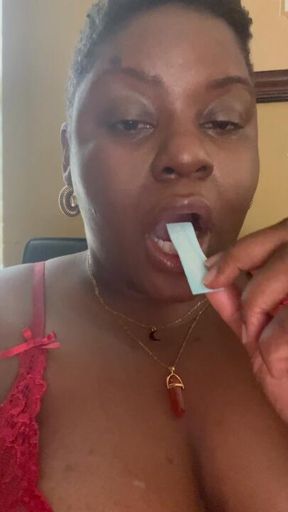 Watch me chew some gum