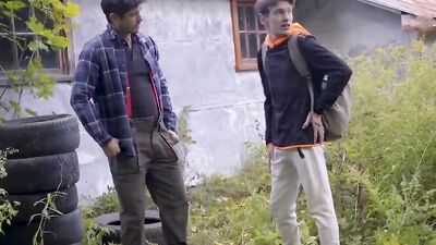 Horny twinks are being filmed while having sex in the woods