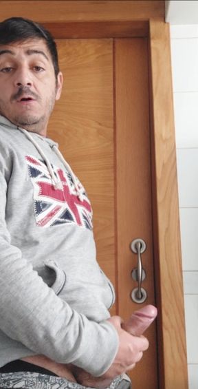 Masturbation in friends&#039; bathroom