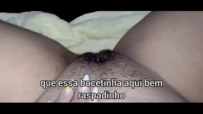 Raspa ela seu corno, deixa ela toda lisinha pra mim