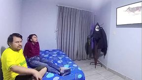 Why did we even try to watch a movie &mdash;  if we just wanted to fuck &mdash;  I ended up jumping on his cock as if it were a porno.
