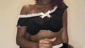 ebony amateur JOI