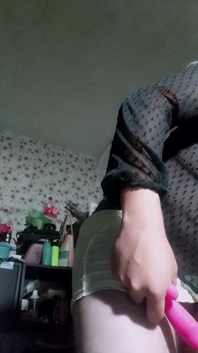 Crossdresser and fun toys