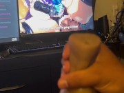 Watching Some hentai using my stroker