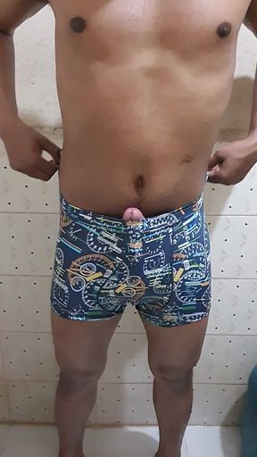 My Cock Is Waiting for You - Indian Boy Masturbated in Bathroom