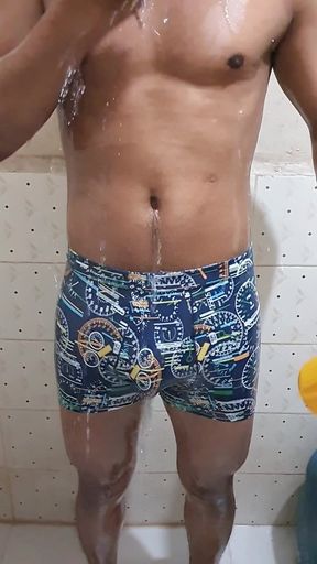 My Cock Is Waiting for You - Indian Boy Masturbated in Bathroom
