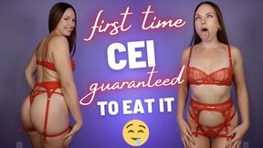 First Time CEI: Guaranteed to EAT IT by Goddess Aria