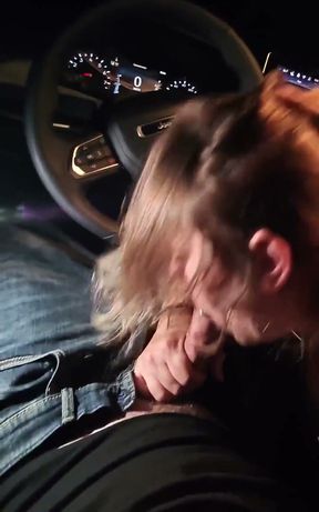 POV Wife Sucking Your Cock to Thank You for Ride Home