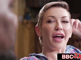 BBC Delivery Stud Fills Her Longing with a Hardcore Booty Pounding
