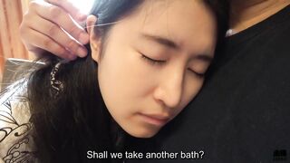 A lonely Japanese wife working as an in demand pharmaceutical researcher reaches out to her favorite JAV director