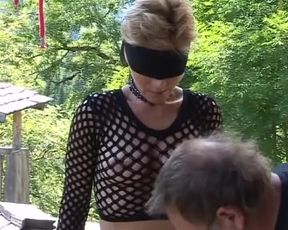 This Special Blindfolded German Slut Hot Whipped by Her Master