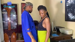 beautiful ebony lady fuck alhaji for secretary job