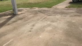 Couldn’t hold it TS PublicPrincess raw BBC creampie in public park