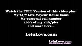 Lelu Love-Cum Eating Masturbation Instruction