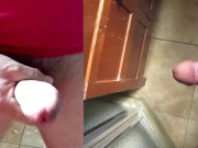 Pandemics Huge Cock Exploding Cumshot Caught on 2 Cameras