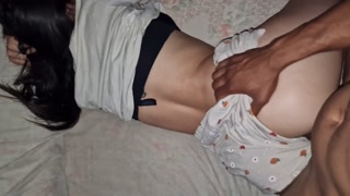 good fuck with my brother-in-law in my boyfriend's bed when he left for work