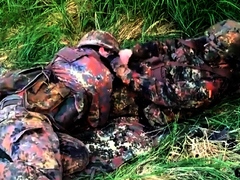 German soldiers in the field
