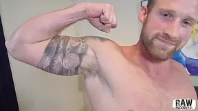 Logan Carter - Muscle Stud Jerks Off Big Dick