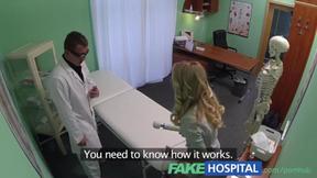 ”Sales Rep Seduces Doc with Snatch Play”