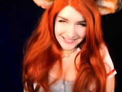 KittyKlaw ASMR Red Furry Lens licking &amp; Mouth Sounds