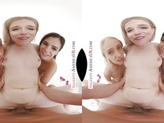 Super Sluts combine sexy to fuck you in VR foursome