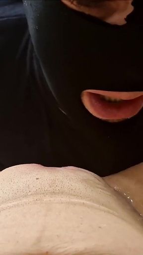 Cuckold Licks Cum Covered Pussy to Orgasm After Wife Fucks Lover Creampie Cleanup