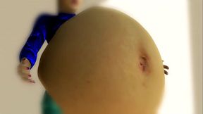 Chocolate Belly Inflation