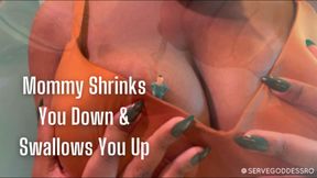 Step-Mommy Shrinks You Down and Swallows You Up - Royal Ro ebony giantess
