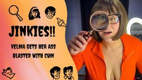 028 Jinkies!! Velma gets a load on her ass