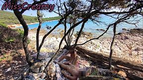 I touch a stranger'_s COCK on a PUBLIC BEACH in CROATIA in front of everyone (REAL) #2