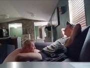 Twink chupando y montando polla