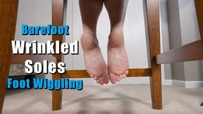Barefoot Under Chair Wrinkled Soles Foot Wiggling - Kylie Jacobsx - MP4 1080p HD