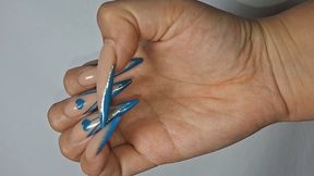 Long, exotic, sensual nails!