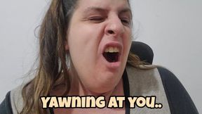 Morning Yawning On Video Call With My Boyfriend Boredom Turns Into Big Open Mouth Yawns Over And Over