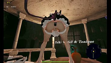 Mousetrap Theft &amp_ Bondage [ BDSM Hentai Game ] Ep.4 TWERKING in bunnysuit for a FEMBOY and FUTANARI couple !