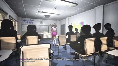 My MILF teacher drops lessons of corruption in college toilet