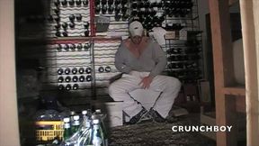 solo masturbation in basement sniffin sneakers