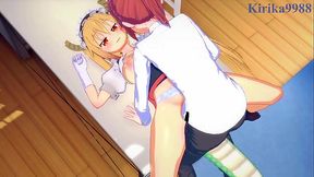 Tohru and Kobayashi intense futanari sex. - Miss Kobayashi'_s Dragon Maid Hentai