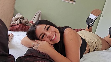 Latina Step Sis Shows Me What She Learned In College : Melztube : Danny Dirt :